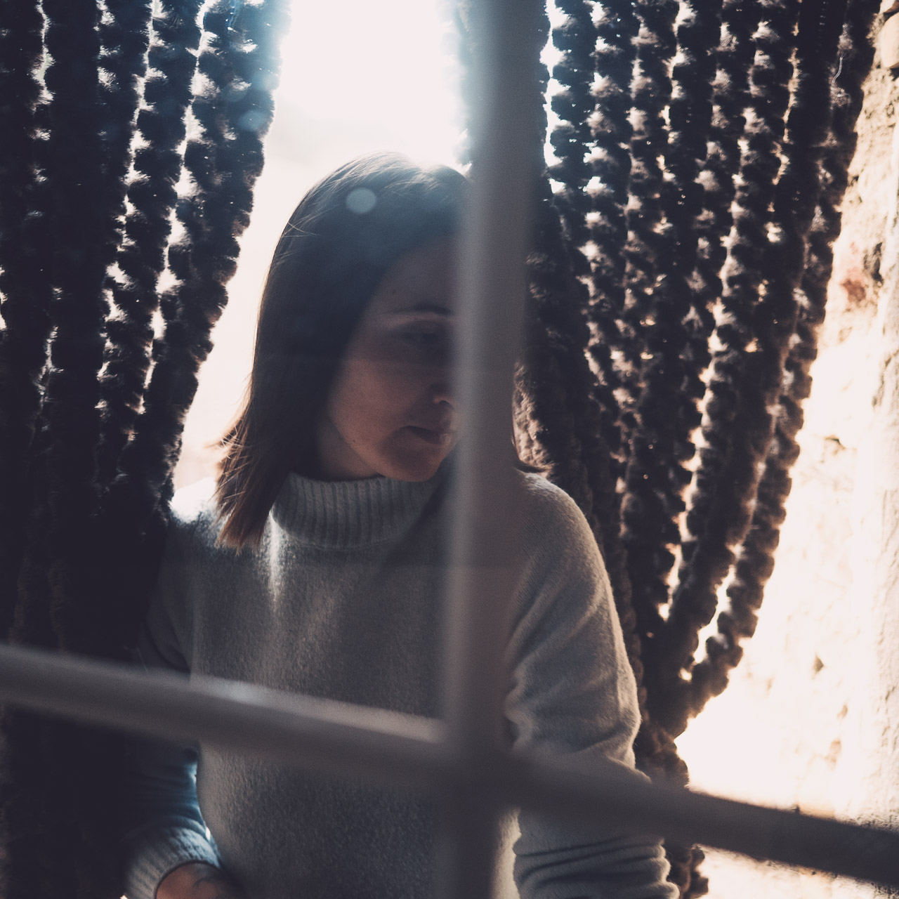 Portrait artistique avec modèle