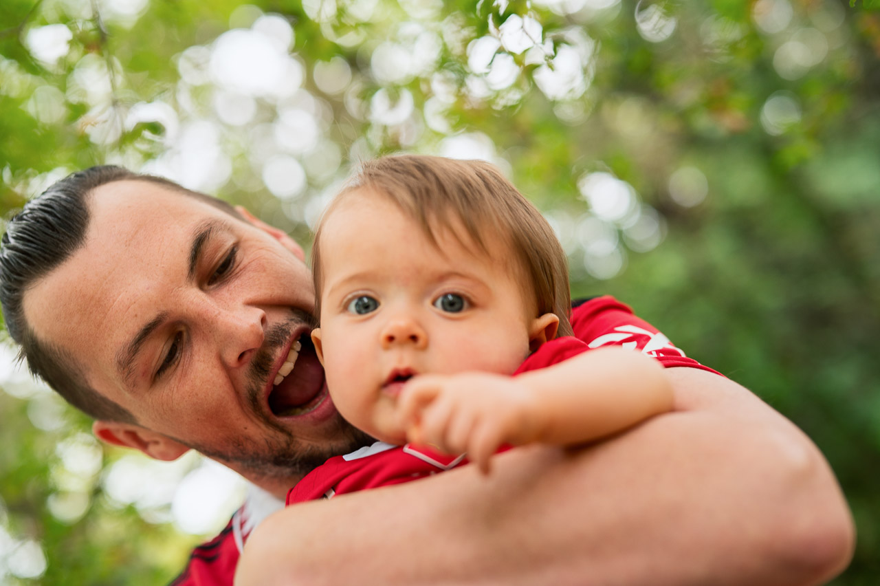 Photo père et fille